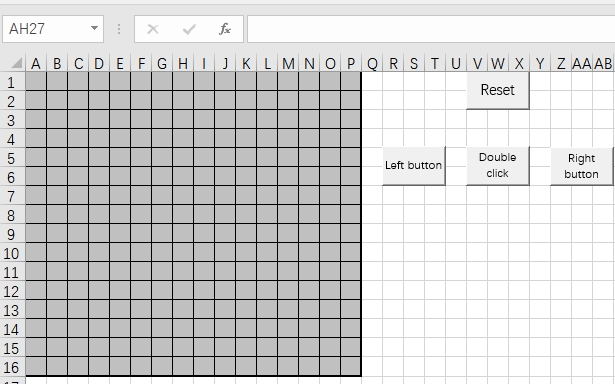 Excel Minesweeper